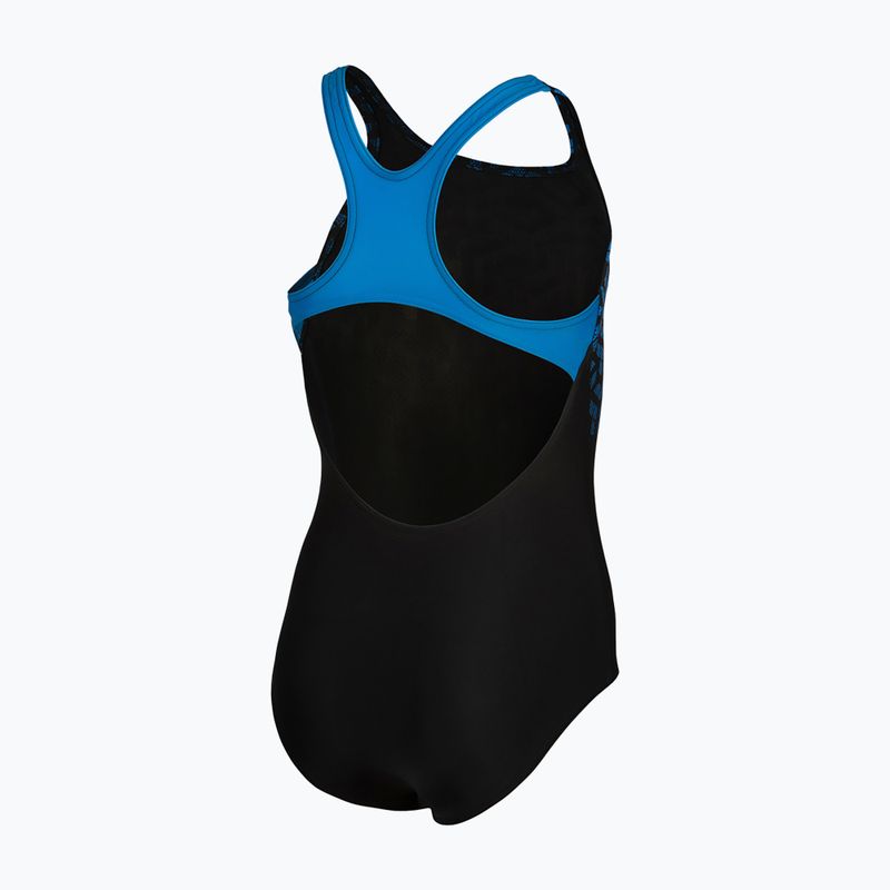 Детски бански костюм от една част arena Kikko V Swim Pro Гърба black/blue china 4