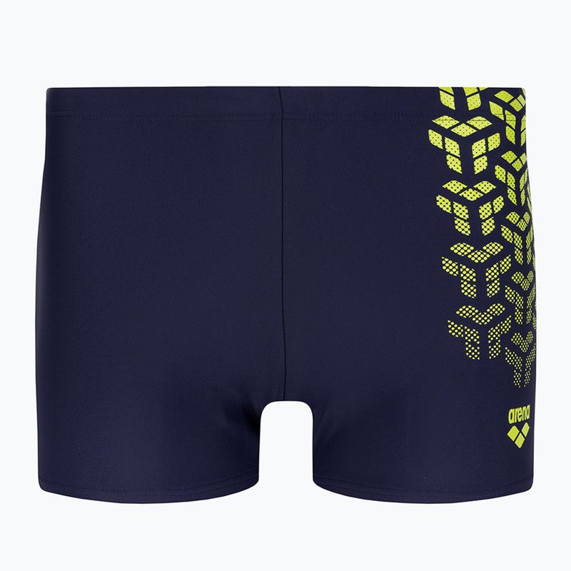 Мъжки боксерки за плуване arena Kikko V Swim Shorts navy/soft green