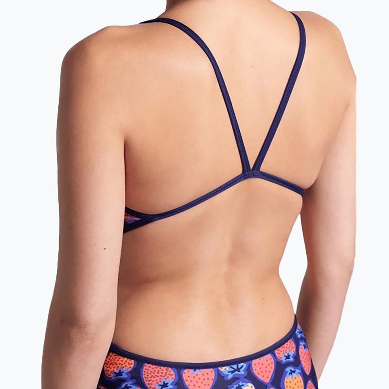 Дамски бански костюм от една част arena Reversible Swimsuit Challenge Back navy/multi 16