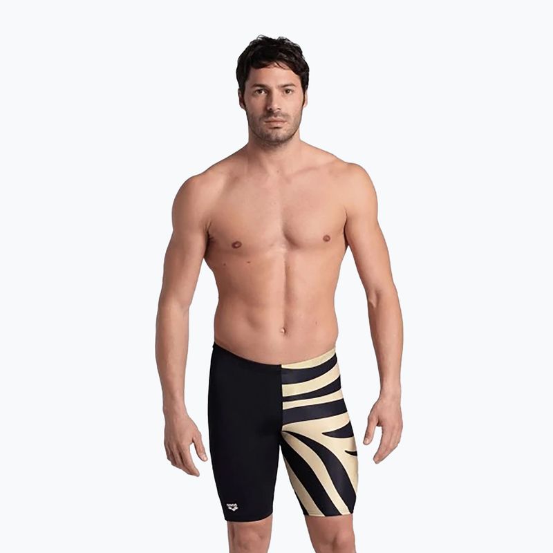 Мъжки плувен джемър arena Multi Stripes Swim Jammer black/white multi 5