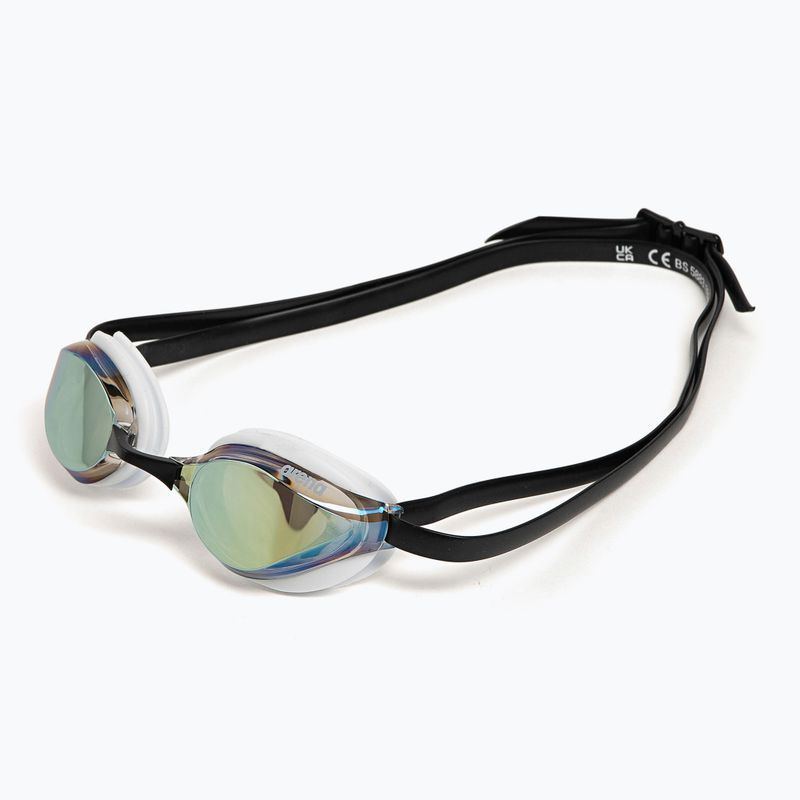 Очила за плуване arena Python Mirror gold / white / black 4