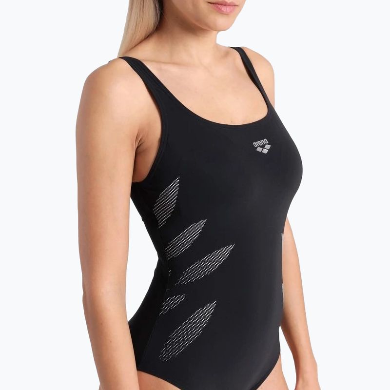 Дамски бански костюм от една част arena Milena Wing Back black 4