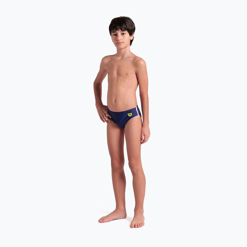 Детски слипове за плуване Arena Solid navy/white/white 6