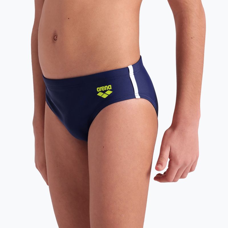 Детски слипове за плуване Arena Solid navy/white/white 8