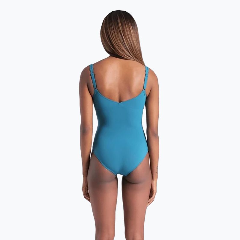 Бански костюм от една част аrena Vertigo green / blue 3