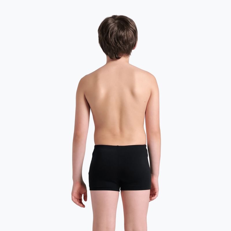 Детски боксерки за плуване arena Foam Swim Short black/soft green multi 7
