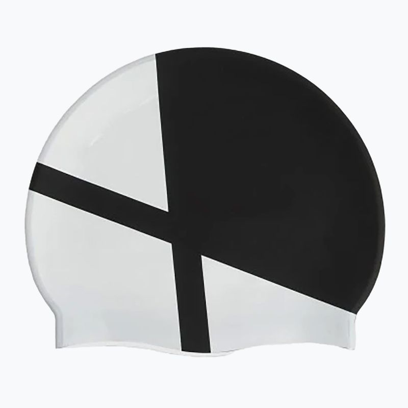 Шапка за плуване arena Icons Team Stripe diamond / black / white 2