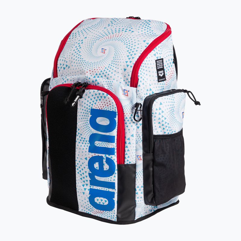 Раница за плуване arena Spiky III 45 l Allover fireflow / white 3