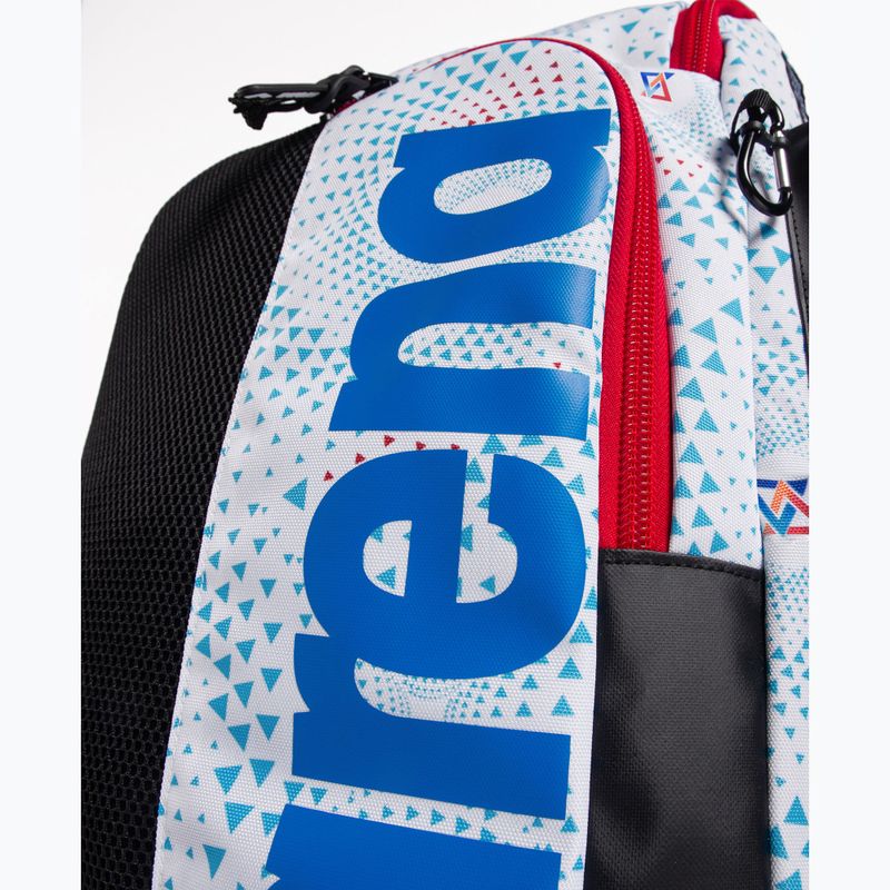Раница за плуване arena Spiky III 45 l Allover fireflow / white 5