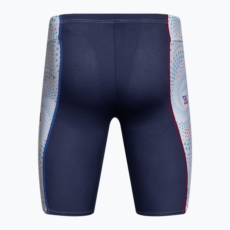 Мъжки плувен джемър arena Fireflow Swim Jammer navy/white mutli 2