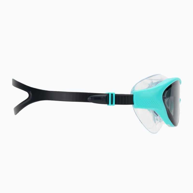 Детска маска за плуване arena The One Mask тъмен дим/ вода/ черно 3