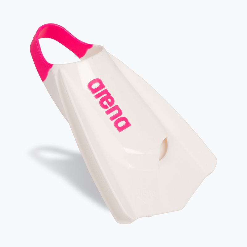 Плавници за плуване Arena Powerfin Pro II white/shocking pink 2