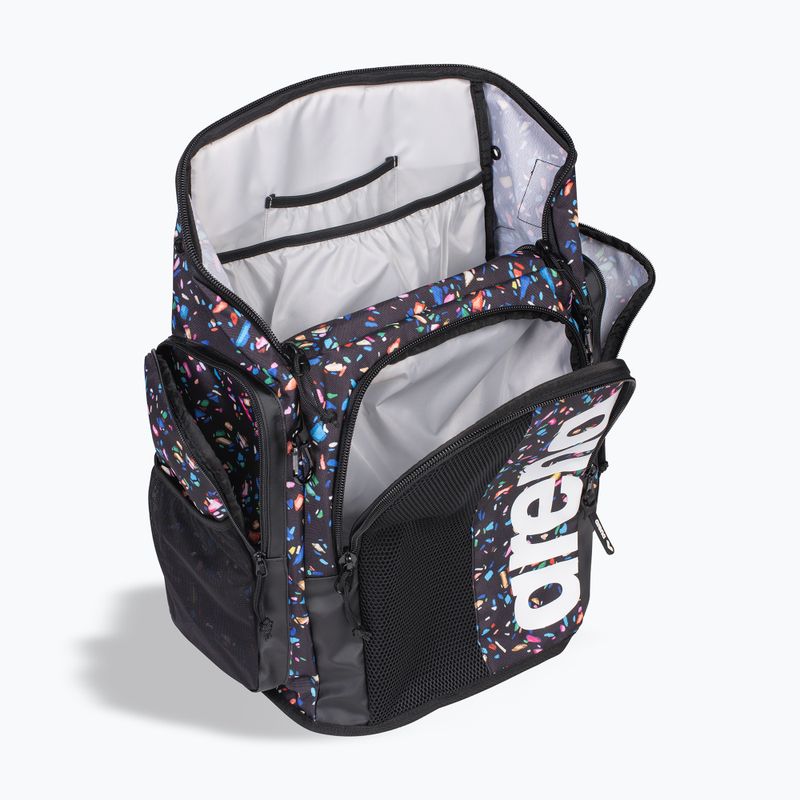 Arena Spiky III 45 l Allover confetti black раница за плуване 7