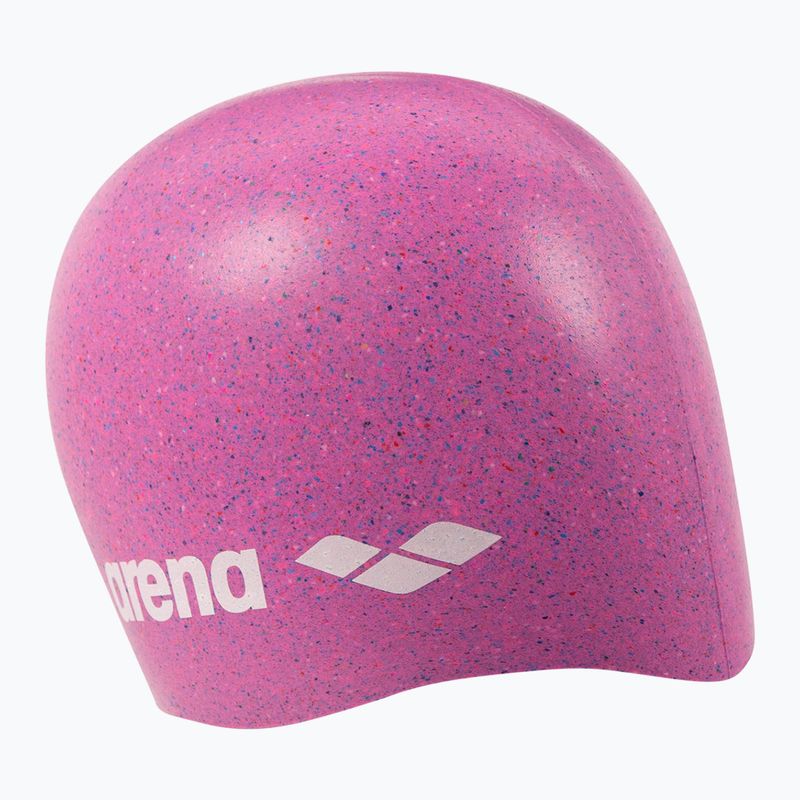 Шапка за плуване arena Silicone Cap pink multi 3