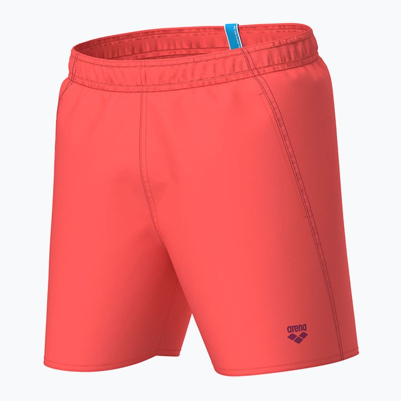 Мъжки бански шорти arena Fundamentals Boxer R calypso coral/dark purple 3