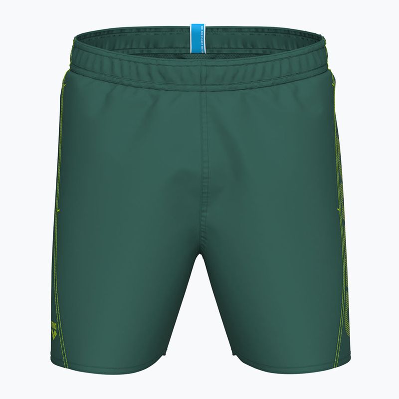 Мъжки бански шорти arena Fundamentals Arena Logo Boxer R artic lime/mangrove 3