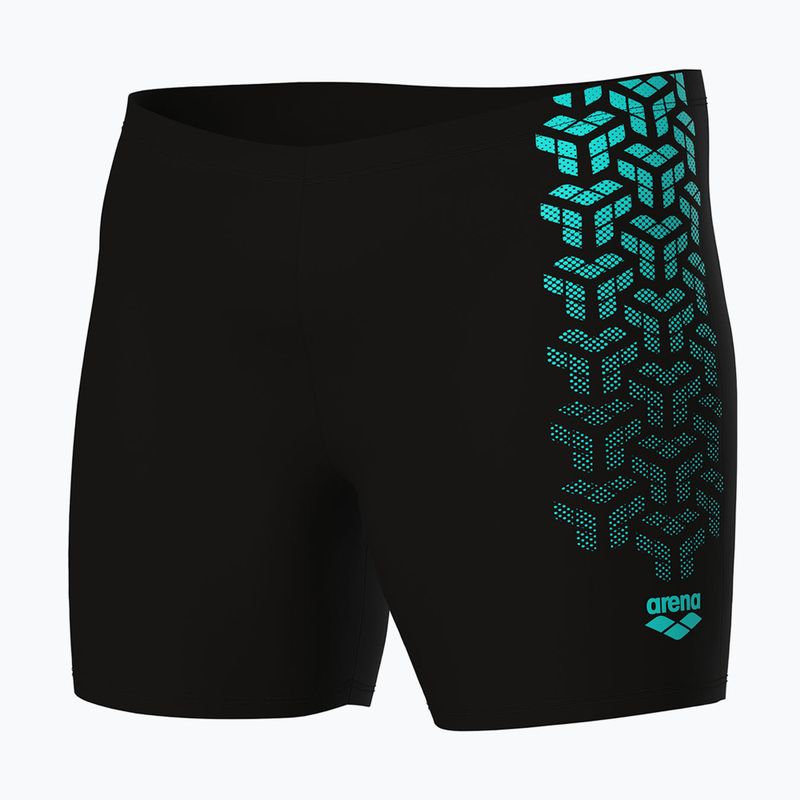 Мъжки боксерки за плуване Kikko V Swim Mid Jammer Graphic black/water 4