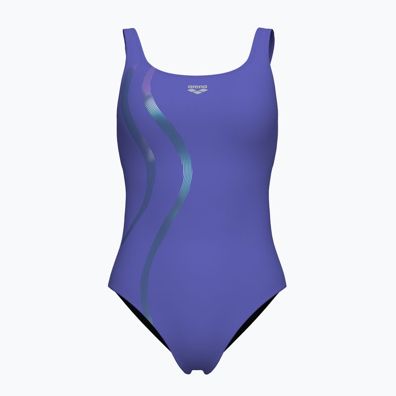Дамски бански костюм от една част arena Ginevra Wing Back violet
