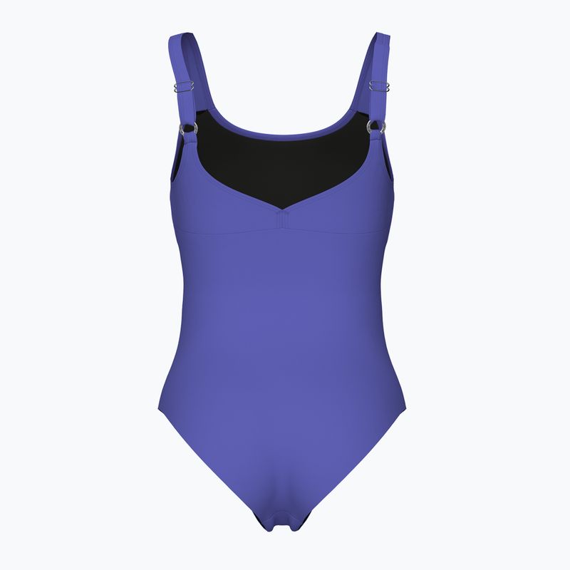 Дамски бански костюм от една част arena Ginevra Wing Back violet 2