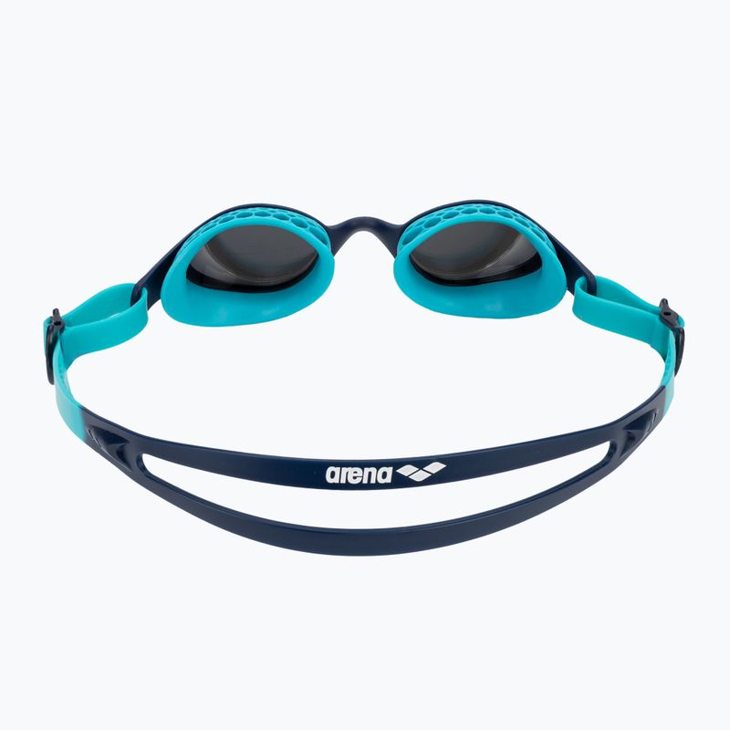 Детски очила за плуване arena Air Jr Mirror silver/navy/water 4