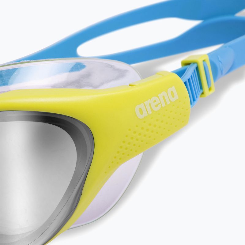 Детски очила за плуване Arena The One Mirror Jr soft green/blue cosmo 5