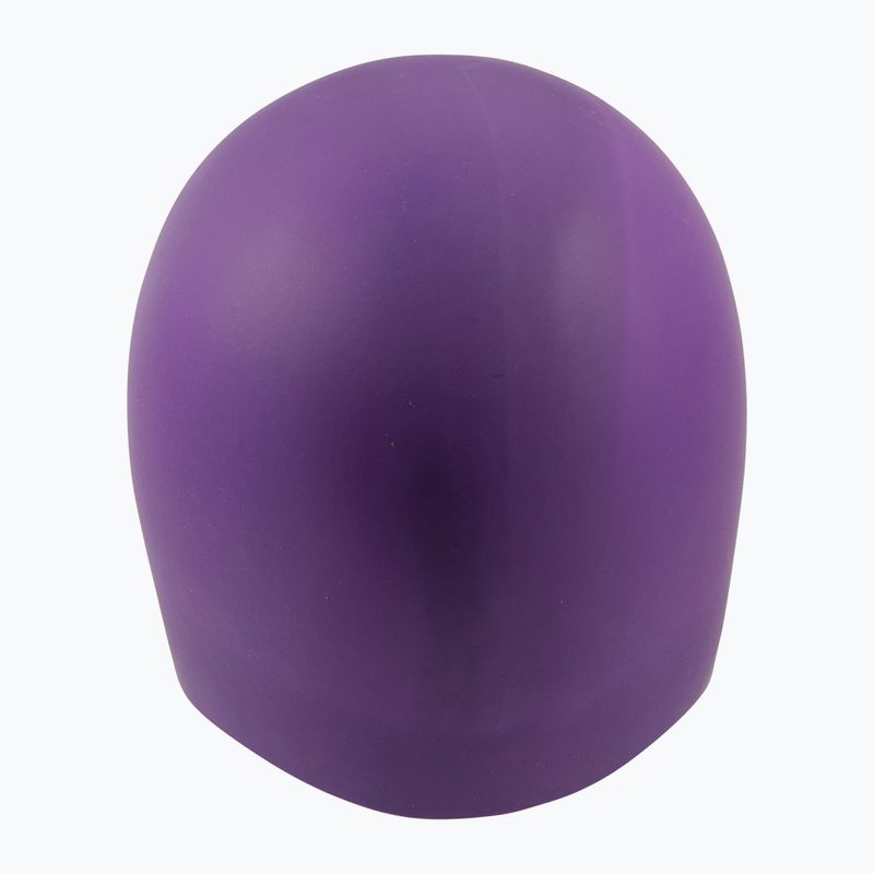 Шапка за плуване arena Long Hair plum/bright coral 4