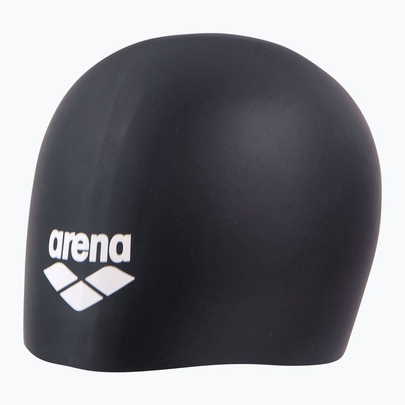 Arena Шапка за плуване с дълга коса черна/бяла 2
