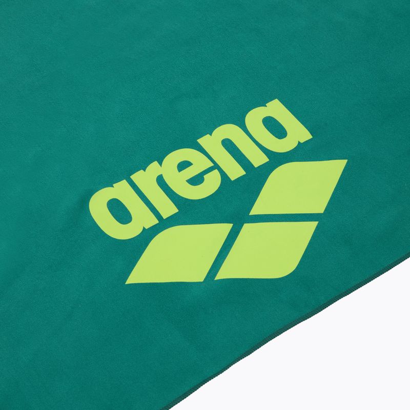 Arena Микрофибърна кърпа за бързо сушене тъмен салвия/артичен лайм 2