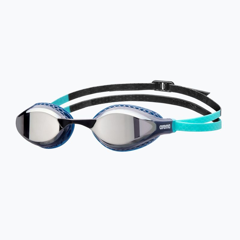 Очила за плуване Arena Air-Speed Mirror silver/navy/water