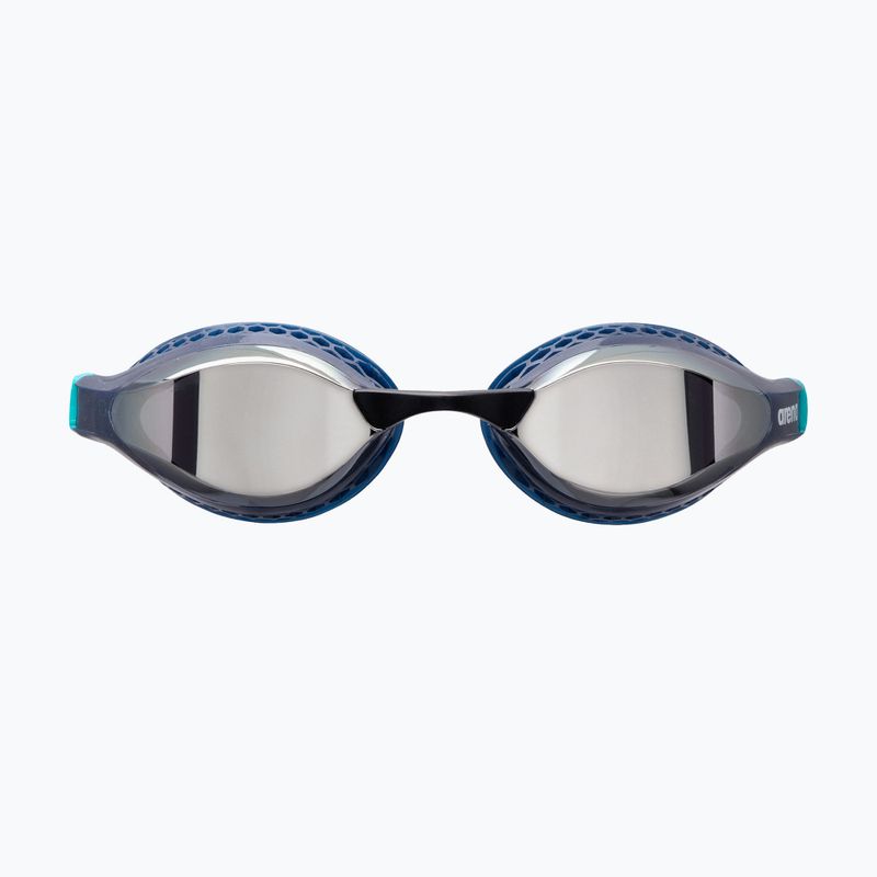 Очила за плуване Arena Air-Speed Mirror silver/navy/water 4