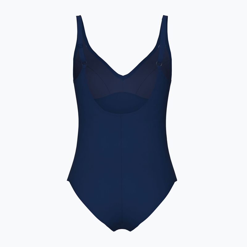 Дамски бански костюм от една част arena Victoria U Back Solid navy 2