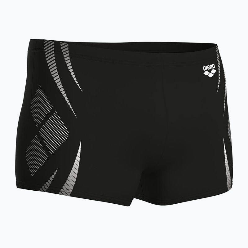 Мъжки къси панталони Arena Poseidonia Swim Short черни/бели боксерки 3