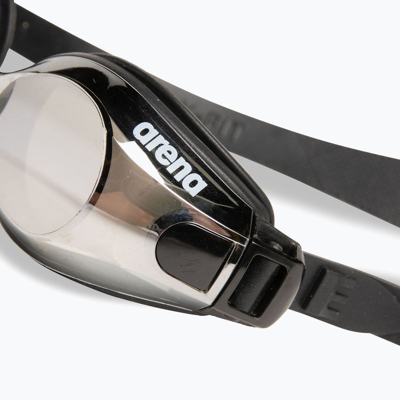 Очила за плуване Arena Zoom X-Fit Mirror silver/black/black 6