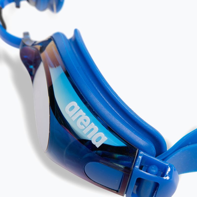 Очила за плуване Arena Zoom X-Fit Mirror blue/blue/blue 6