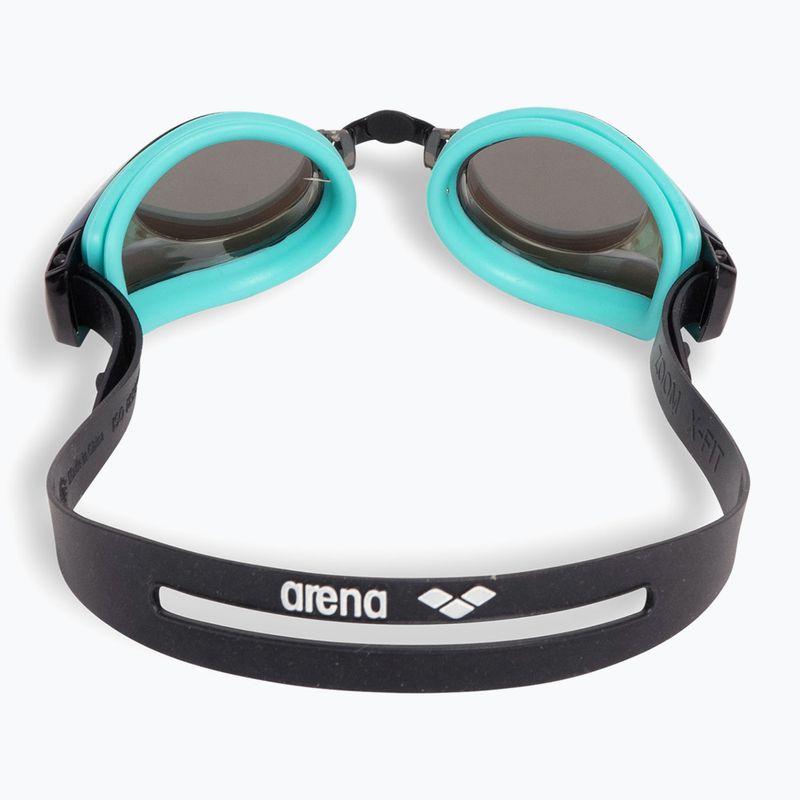 Очила за плуване Arena Zoom X-Fit Mirror тюркоаз/вода/черно 3