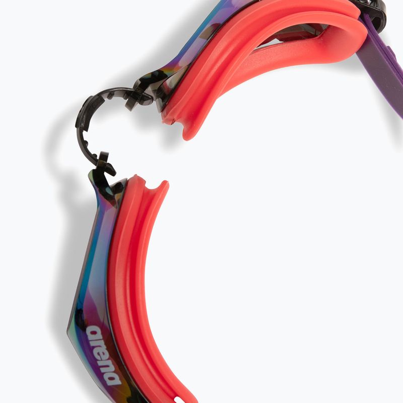 Очила за плуване Arena Zoom X-Fit Mirror copper/bright coral/plum 6