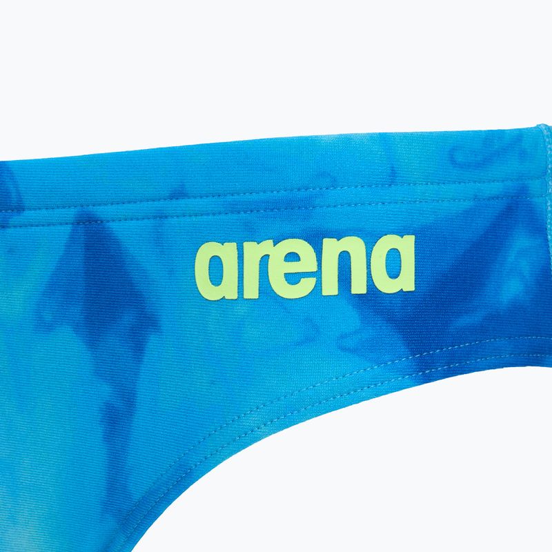 Мъжки слипове за плуване arena Tie-Dye Allover blue multi 3