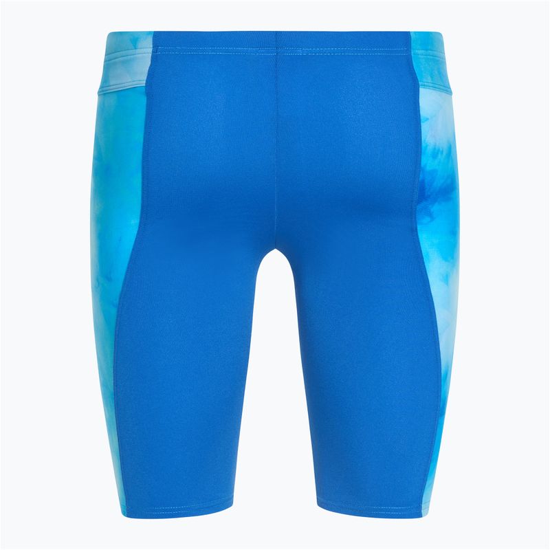 Мъжки шорти за плуване тип клин arena Tie-Dye Jammer Allover Print blue multi/royal 2