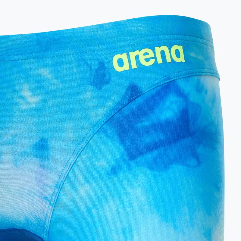 Мъжки шорти за плуване тип клин arena Tie-Dye Jammer Allover Print blue multi/royal 3