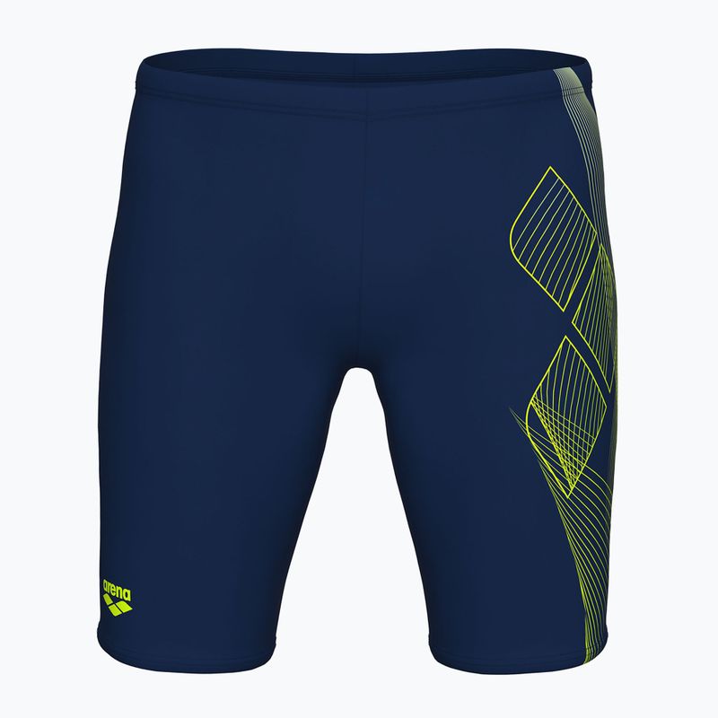 Мъжки шорти за плуване тип клин arena Sea Water Swim Jammer navy/artic lime