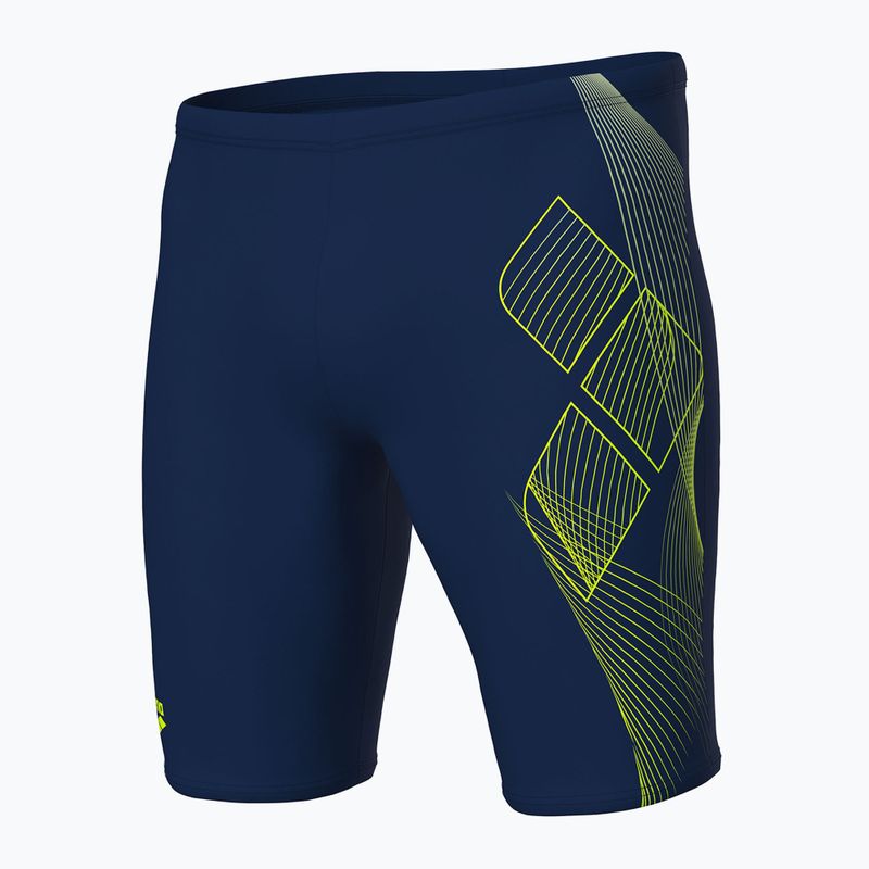 Мъжки шорти за плуване тип клин arena Sea Water Swim Jammer navy/artic lime 3