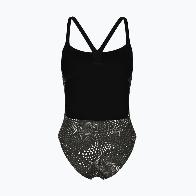 Дамски цял бански костюм Arena Fireflow Challenge Back black/team black 2