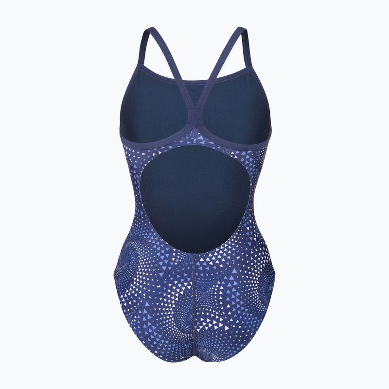 Дамски цял костюм за плуване arena Fireflow Lightdrop Back navy/team navy 2