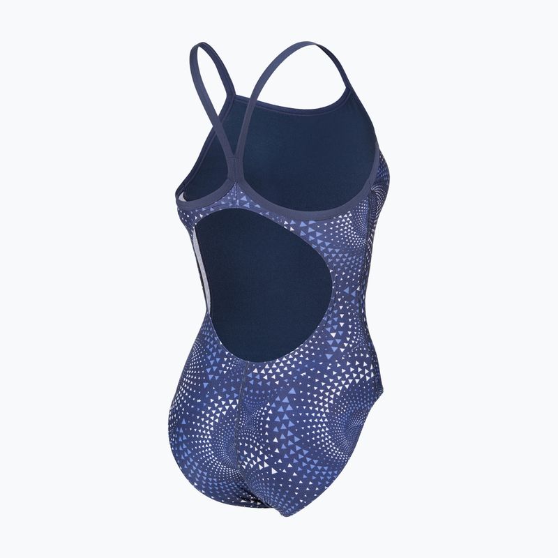 Дамски цял костюм за плуване arena Fireflow Lightdrop Back navy/team navy 4