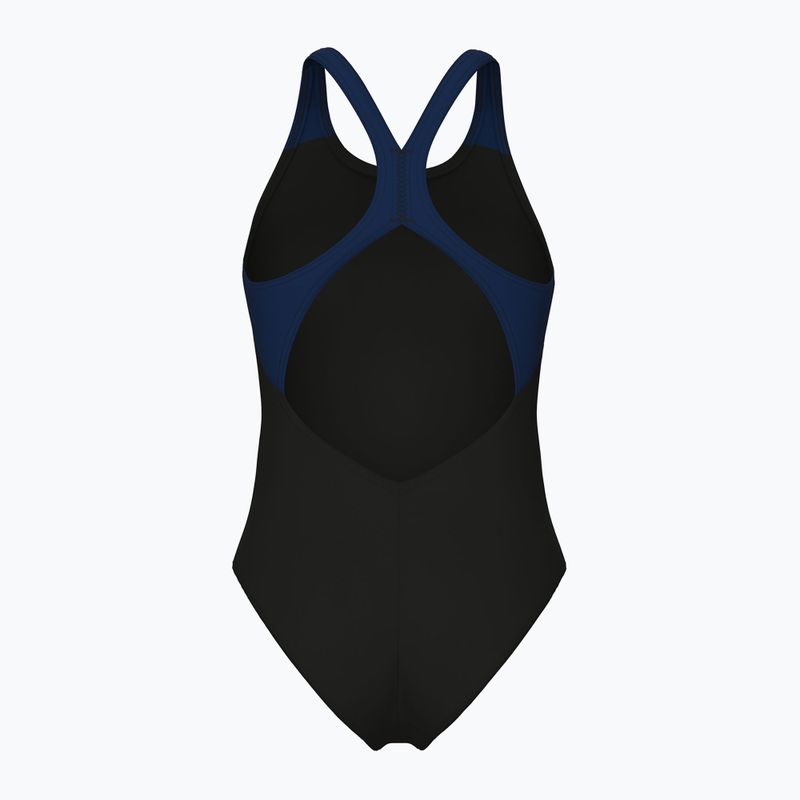 Дамски цял бански костюм Arena Flowing V Back black/navy 2