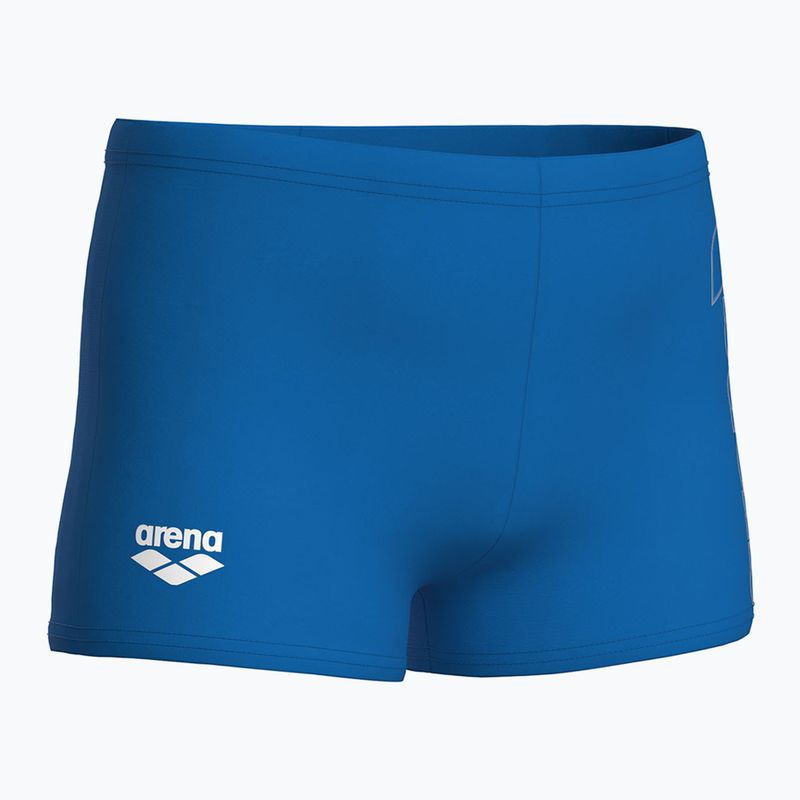 Детски боксерки за плуване arena Logo Swim Short blue river/white 4