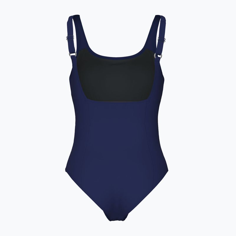Дамски цял бански костюм Isa Squared Back navy/ice 2