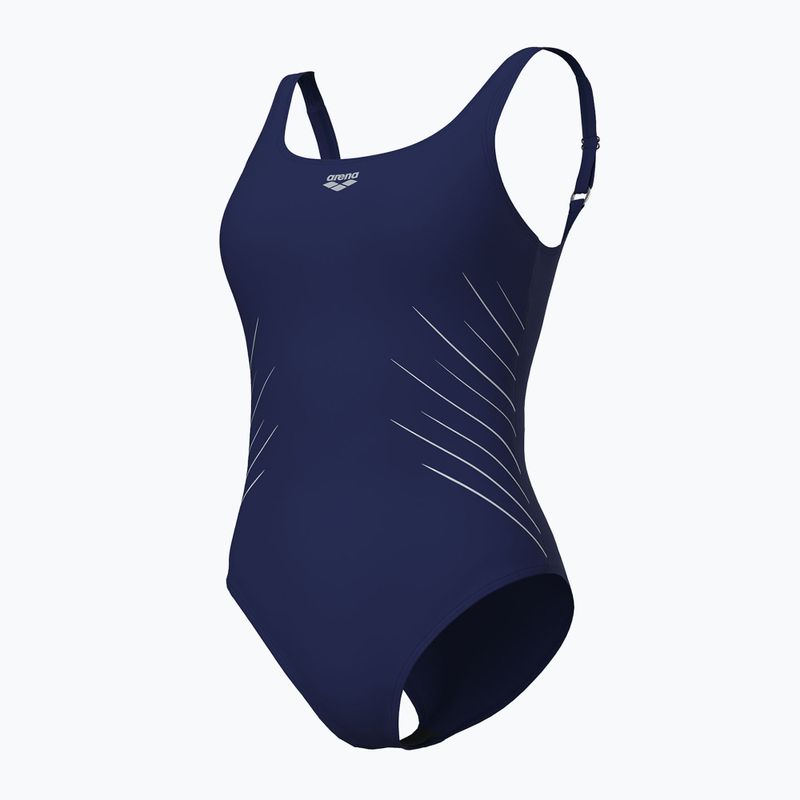 Дамски цял бански костюм Isa Squared Back navy/ice 4