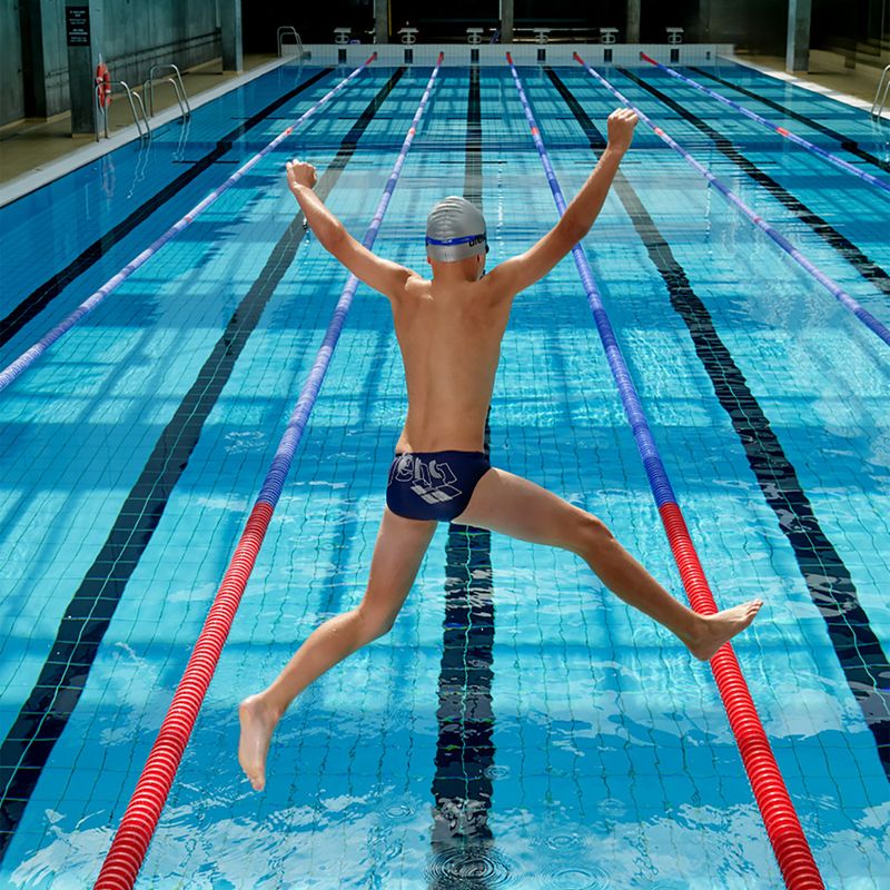 Детски слипове за плуване arena Tales Swim Briefs navy/white 7