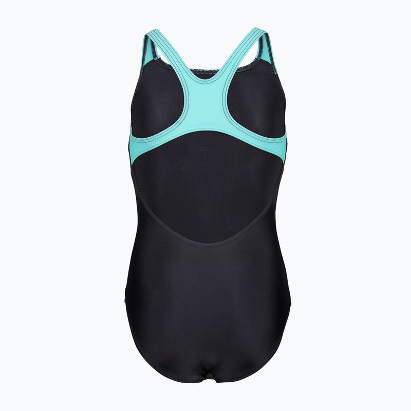 Детски цял бански костюм arena Kikko Swim Pro Back black/water 2